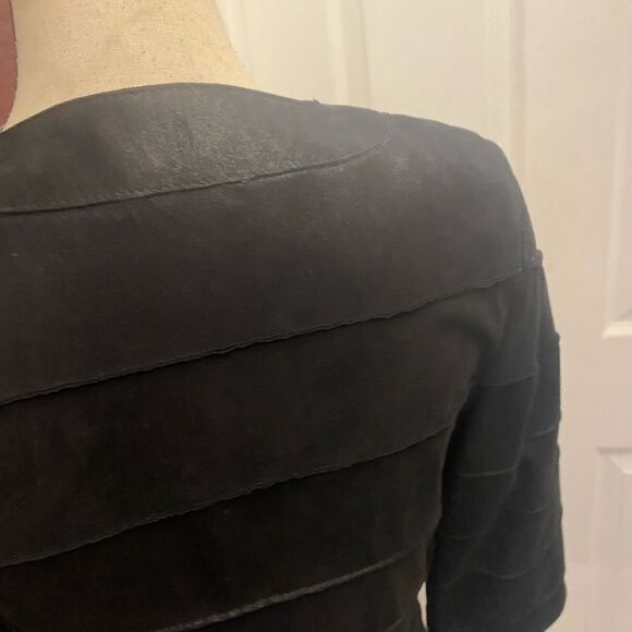 Glabor genuine leader 3/4 sleeve evening jacket, S - Picture 10 of 13